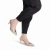 Dámske zlaté perforované slingback lodičky Piccadilly Dámske zlaté perforované slingback lodičky Piccadilly