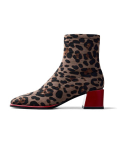 Dámske leopardie kotníkové čižmy Gioseppo