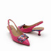 Dámske cyklámenové slingback lodičky Ladies Dámske cyklámenové slingback lodičky Ladies