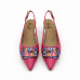 Dámske cyklámenové slingback lodičky Ladies Dámske cyklámenové slingback lodičky Ladies