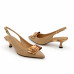 Dámske béžové slingback lodičky Ladies Dámske béžové slingback lodičky Ladies