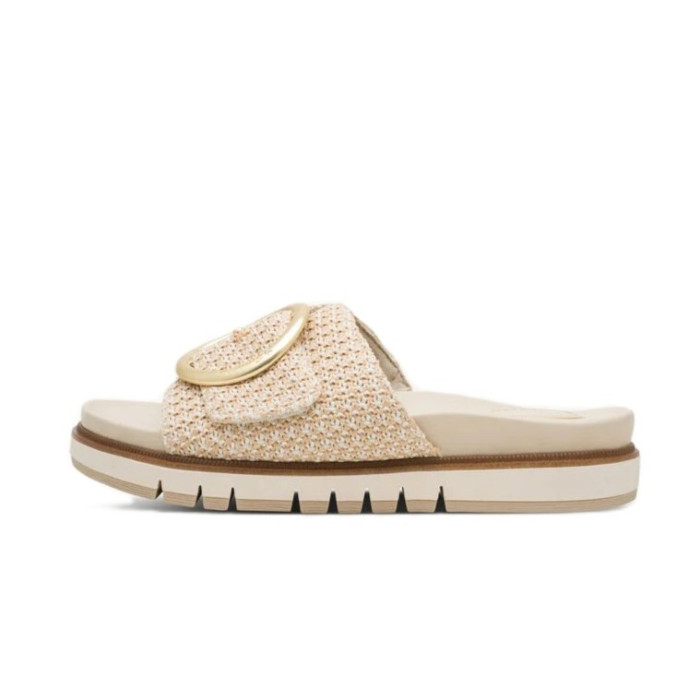 Dámske béžové šľapky Tamaris Comfort s prackou Dámske béžové šľapky Tamaris Comfort s prackou