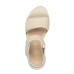 Dámske kožené sandále Tamaris Comfort béžové Dámske kožené sandále Tamaris Comfort béžové