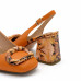 Dámske oranžové slingback lodičky Ladies Dámske oranžové slingback lodičky Ladies