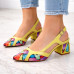 Dámske žlté slingback lodičky Ladies Dámske žlté slingback lodičky Ladies