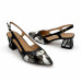 Dámske čierne slingback lodičky Ladies Dámske čierne slingback lodičky Ladies