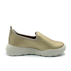 Dámske zlaté slip on poltopánky Piccadilly