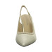 Dámske spoločenské zlaté slingback lodičky Caprice