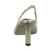 Dámske spoločenské zlaté slingback lodičky Caprice