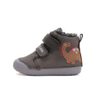 Detské zimné zateplené barefoot topánky DD Step s kožušinou