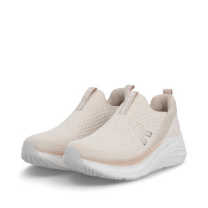 Dámske béžové slip-on tenisky s ľahkou podošvou Rieker