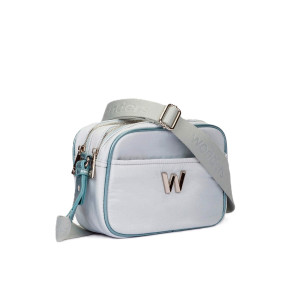 Dámska modrá crossbody kabelka Wonders s kovovým logom