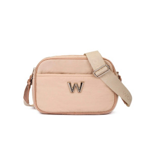 Dámska béžová crossbody kabelka Wonders s logom
