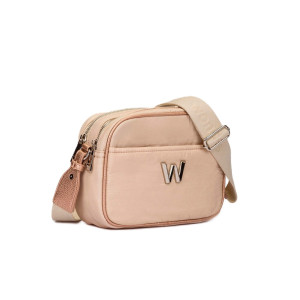 Dámska béžová crossbody kabelka Wonders s logom
