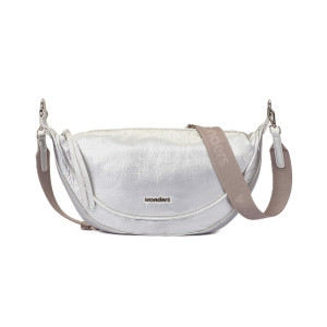 Dámska crossbody kabelka Wonders strieborná