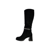 Dámske elegantné vysoké čižmy Ladies čierne