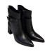 Dámske elegantné čižmy Ladies čierne na podpätku Dámske elegantné čižmy Ladies čierne na podpätku