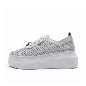 Dámske bielo strieborné Sneakers Guero