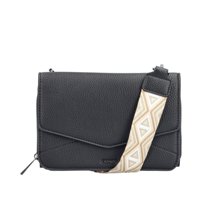 Crossbody kabelka Rieker čierna Crossbody kabelka Rieker čierna