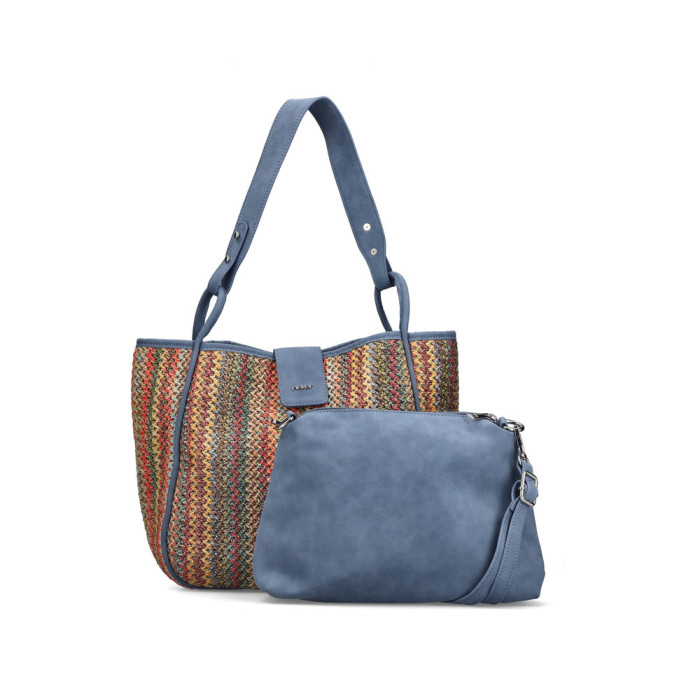 Dámska shopper kabelka modrá Rieker Dámska shopper kabelka modrá Rieker