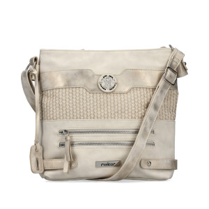 Dámska zlato béžová crossbody kabelka Rieker