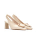 Dámske krémové slingback lodičky Hispanitas s dekoráciou Dámske krémové slingback lodičky Hispanitas s dekoráciou