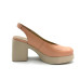 Dámske rúžové slingback lodičky Wonders na platforme Dámske rúžové slingback lodičky Wonders na platforme