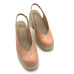 Dámske rúžové slingback lodičky Wonders na platforme Dámske rúžové slingback lodičky Wonders na platforme