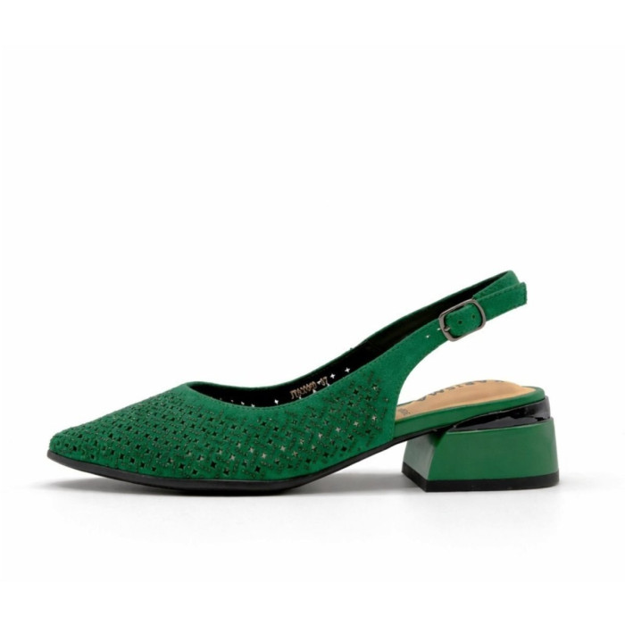 Dámske elegantné slingback sandále Karisma zelené Dámske elegantné slingback sandále Karisma zelené