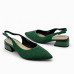 Dámske elegantné slingback sandále Karisma zelené Dámske elegantné slingback sandále Karisma zelené