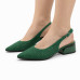 Dámske elegantné slingback sandále Karisma zelené Dámske elegantné slingback sandále Karisma zelené