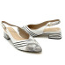 Dámske kožené kombinované slingback lodičky Epica Dámske kožené kombinované slingback lodičky Epica