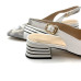 Dámske kožené kombinované slingback lodičky Epica Dámske kožené kombinované slingback lodičky Epica