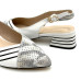 Dámske kožené kombinované slingback lodičky Epica Dámske kožené kombinované slingback lodičky Epica