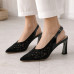 Dámske čipkované slingback lodičky Epica Dámske čipkované slingback lodičky Epica