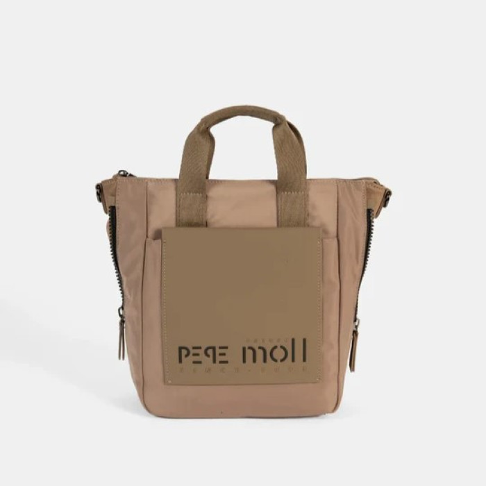 Dámska priestranná béžová kabelka Pepe moll Dámska priestranná béžová kabelka Pepe moll