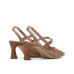 Dámske hnedé slingback lodičky Hispanitas Dámske hnedé slingback lodičky Hispanitas