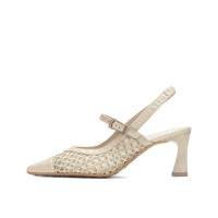 Dámske krémové slingback lodičky Hispanitas Dámske krémové slingback lodičky Hispanitas