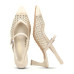 Dámske krémové slingback lodičky Hispanitas Dámske krémové slingback lodičky Hispanitas