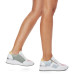 Dámske biele sneakers s bočným zipsom Rieker Dámske biele sneakers s bočným zipsom Rieker