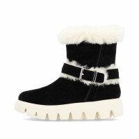 Dámske zimné zateplené čierne čižmy Rieker