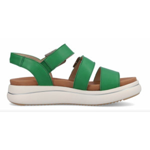 Pohodlné sandále Remonte v zelenej farbe