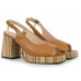 Letné sandále Simen v hnedej farbe