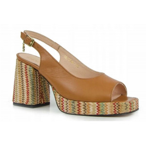 Letné sandále Simen v hnedej farbe