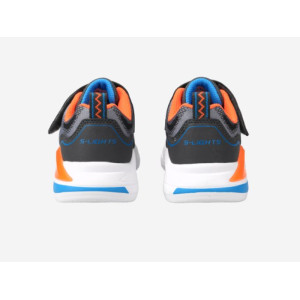 Detské sivo-oranžové tenisky Skechers