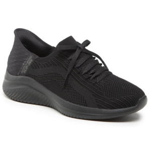 Pohodlné čierne sneakersy Skechers