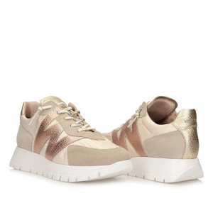 Dámske sneakers Wonders v béžovej farbe