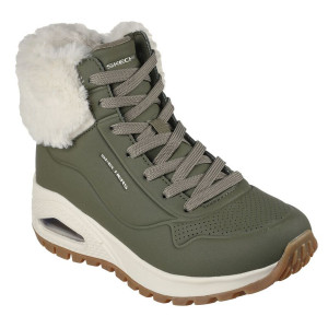 Dámske zimné topánky Skechers zelené