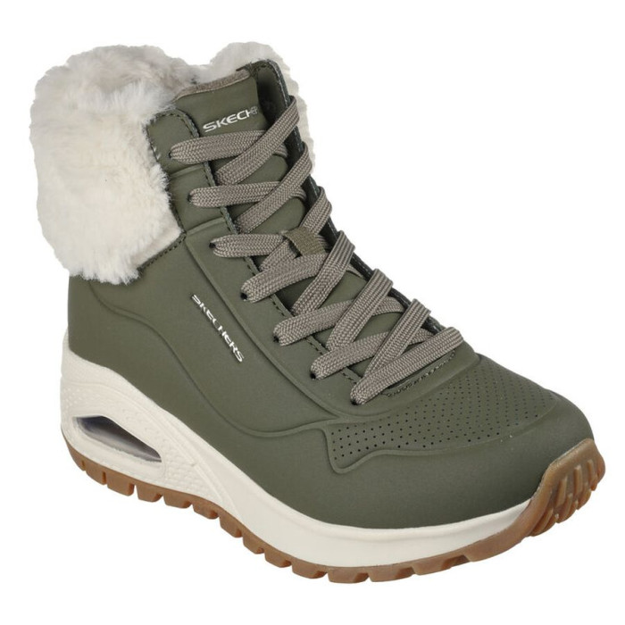 Dámske zimné topánky Skechers zelené