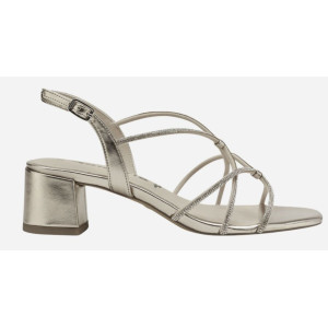 Elegantné zlaté sandále Tamaris